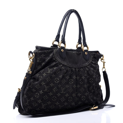 Louis Vuitton Denim Neo Cabby GM Black 3 of 10
