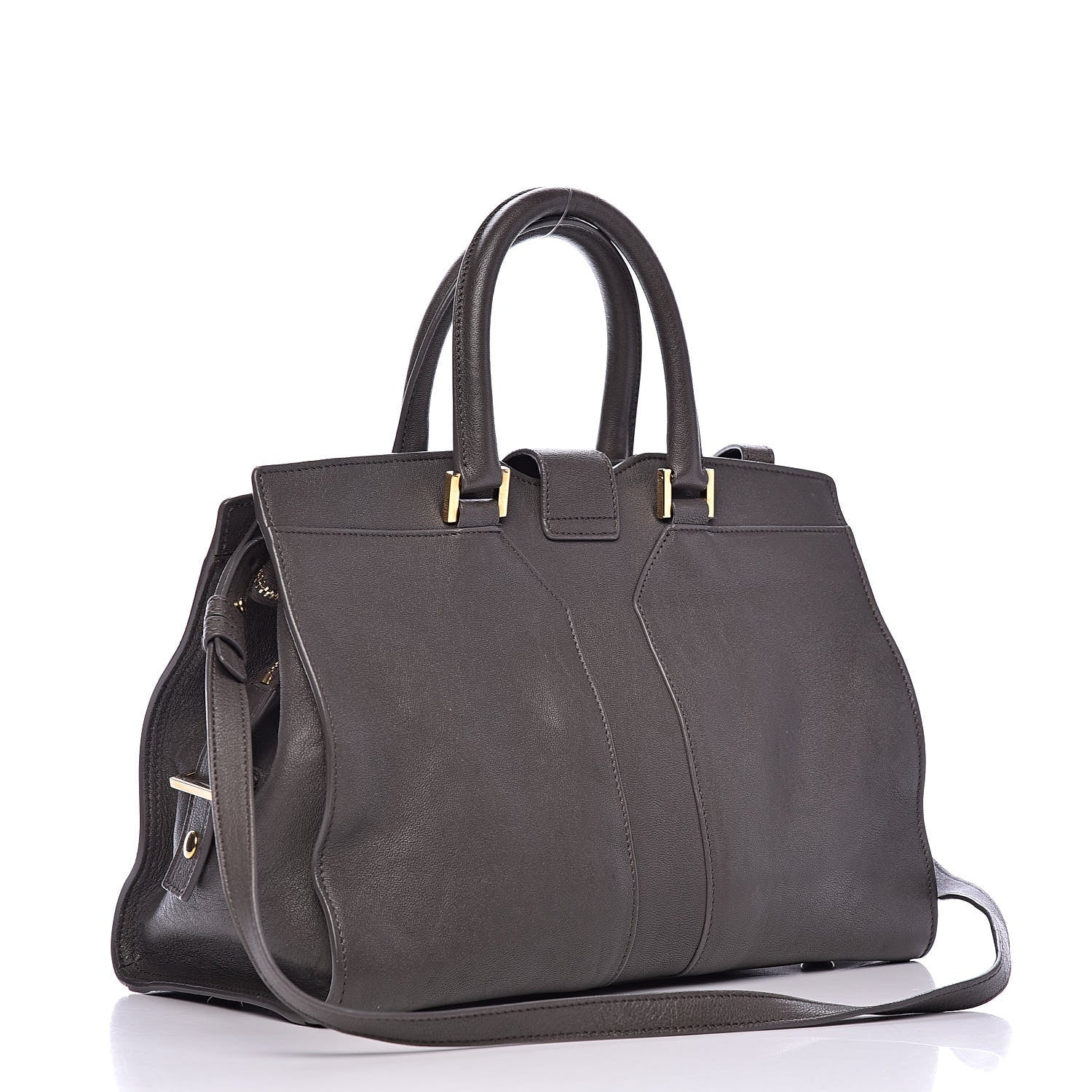 Saint Laurent Sheepskin Small Cabas ChYc Grey 3 of 11