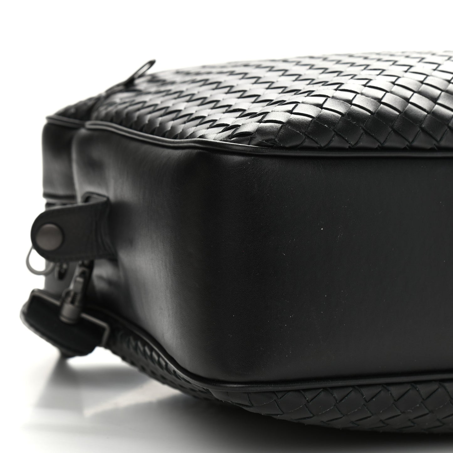 Nappa Intrecciato Briefcase Black