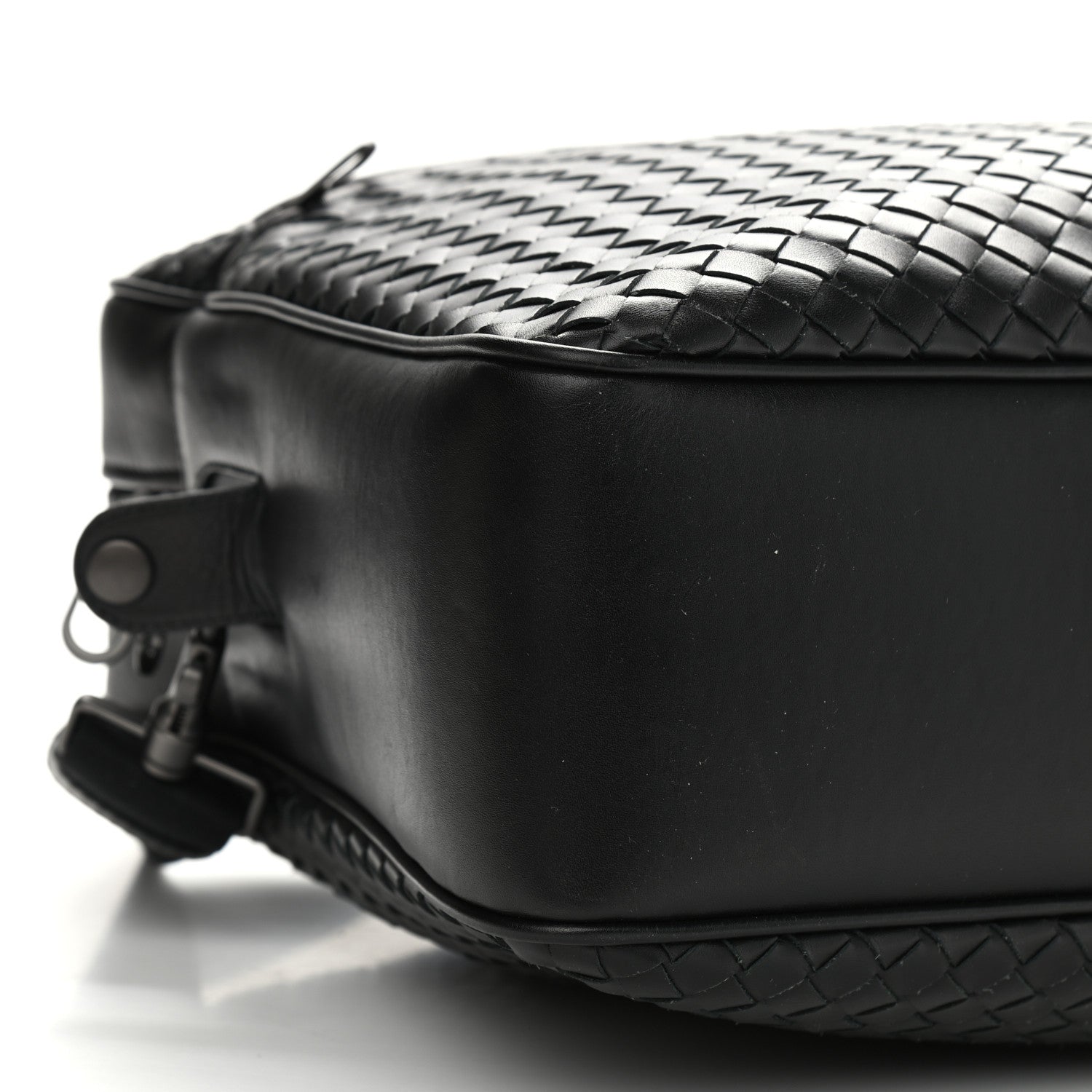 Bottega Veneta Nappa Intrecciato Briefcase Black 6 of 7
