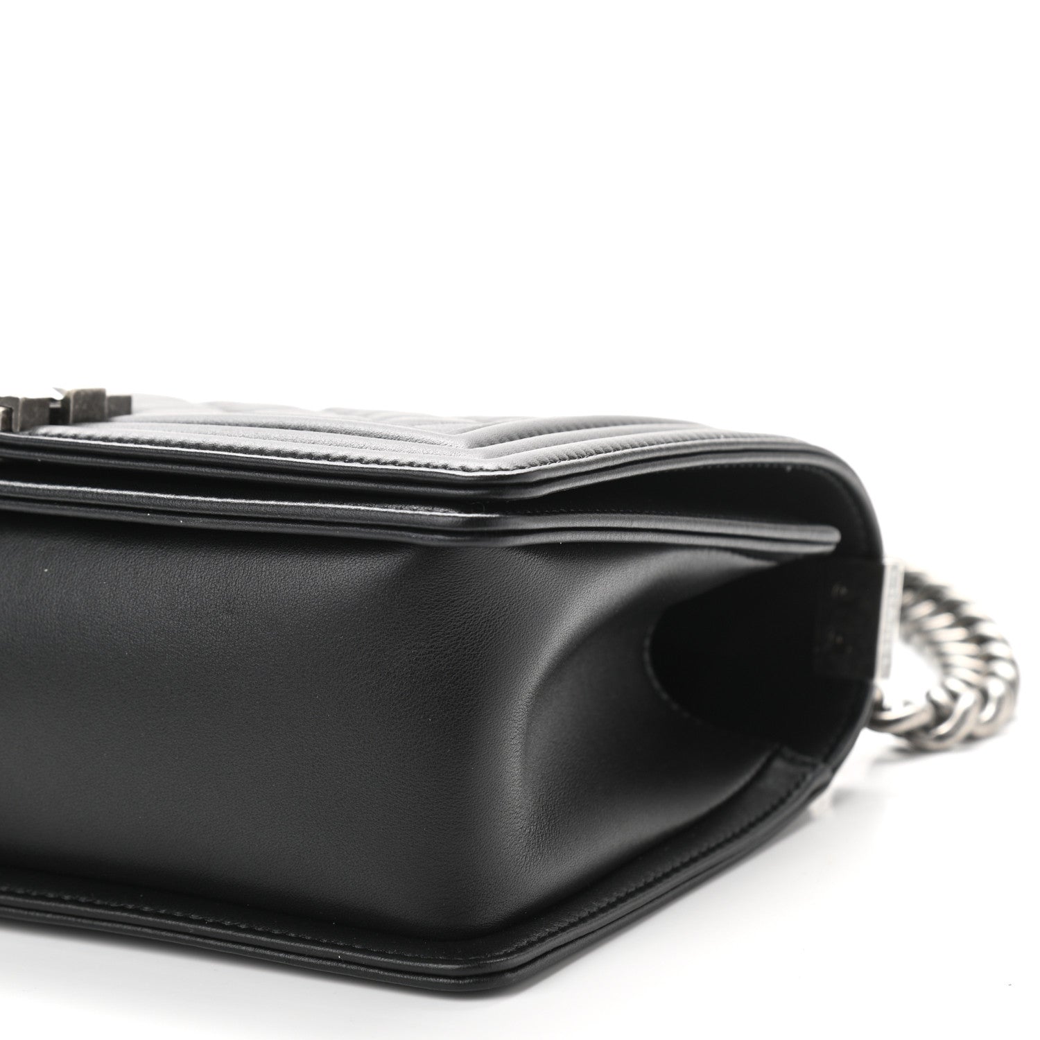 Chanel Calfskin Quilted Medium Boy Flap Black 10 of 11