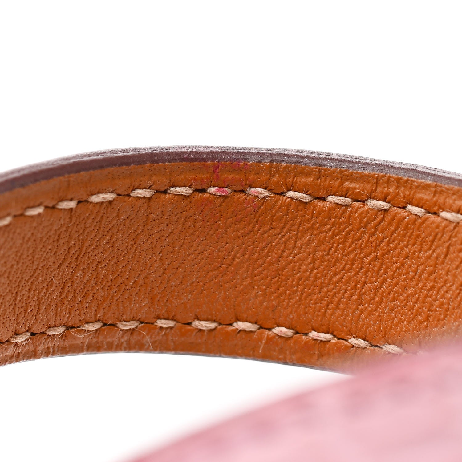 Hermes Matte Alligator Kelly Double Tour Bracelet T3 5P Pink 7 of 8