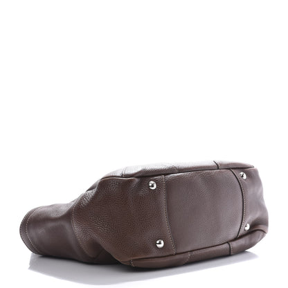 Prada Vitello Daino Side Pocket Hobo Bruciato 4 of 14