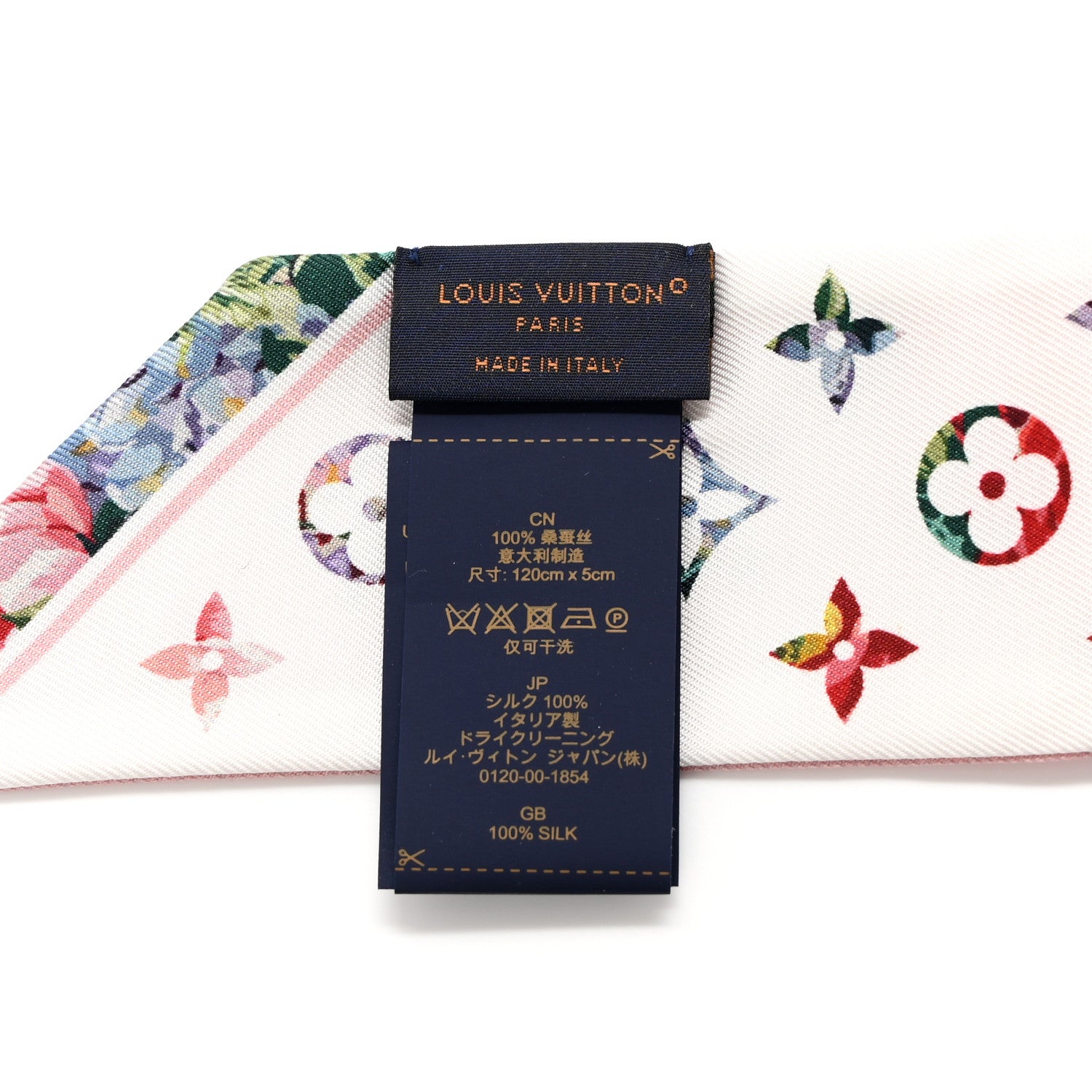 Louis Vuitton Silk Monogram LV Garden Bandeau Pink 3 of 4