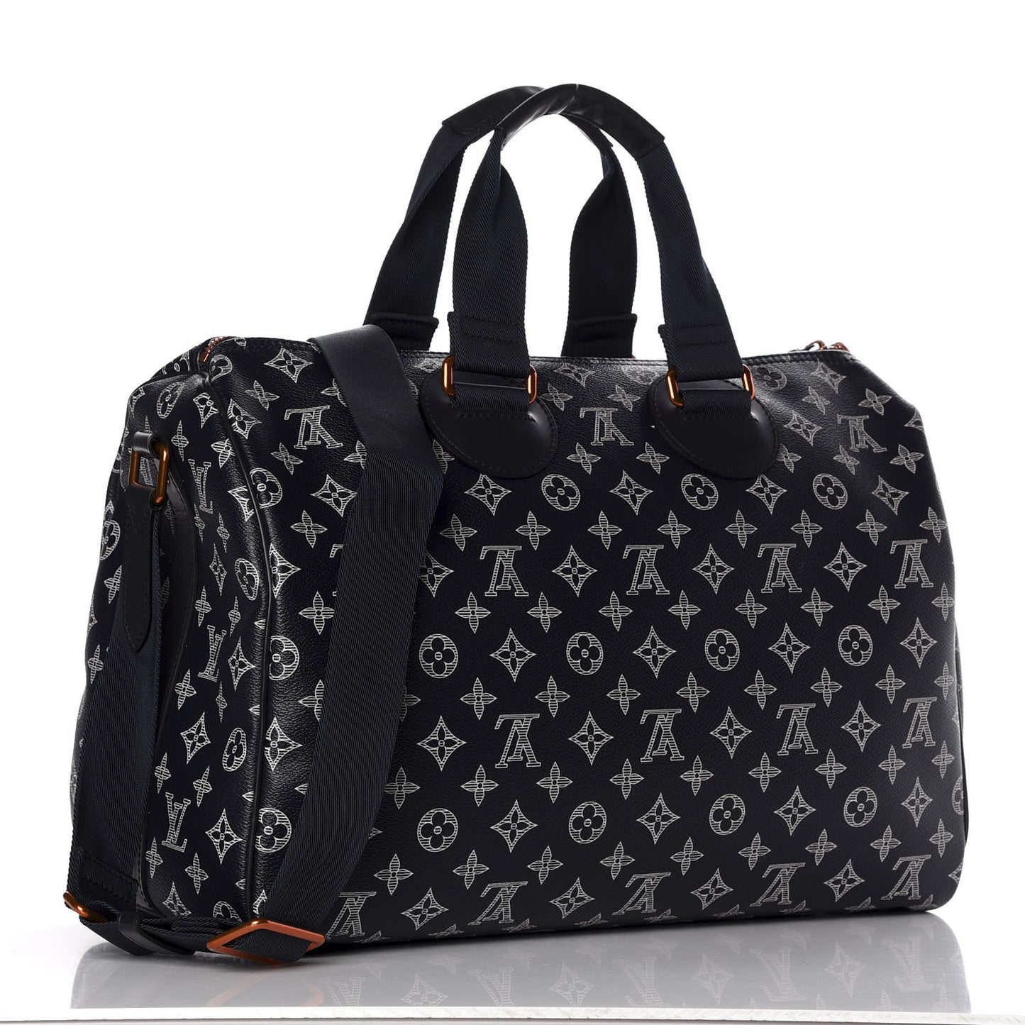 Monogram Upside Down Speedy Bandouliere 40