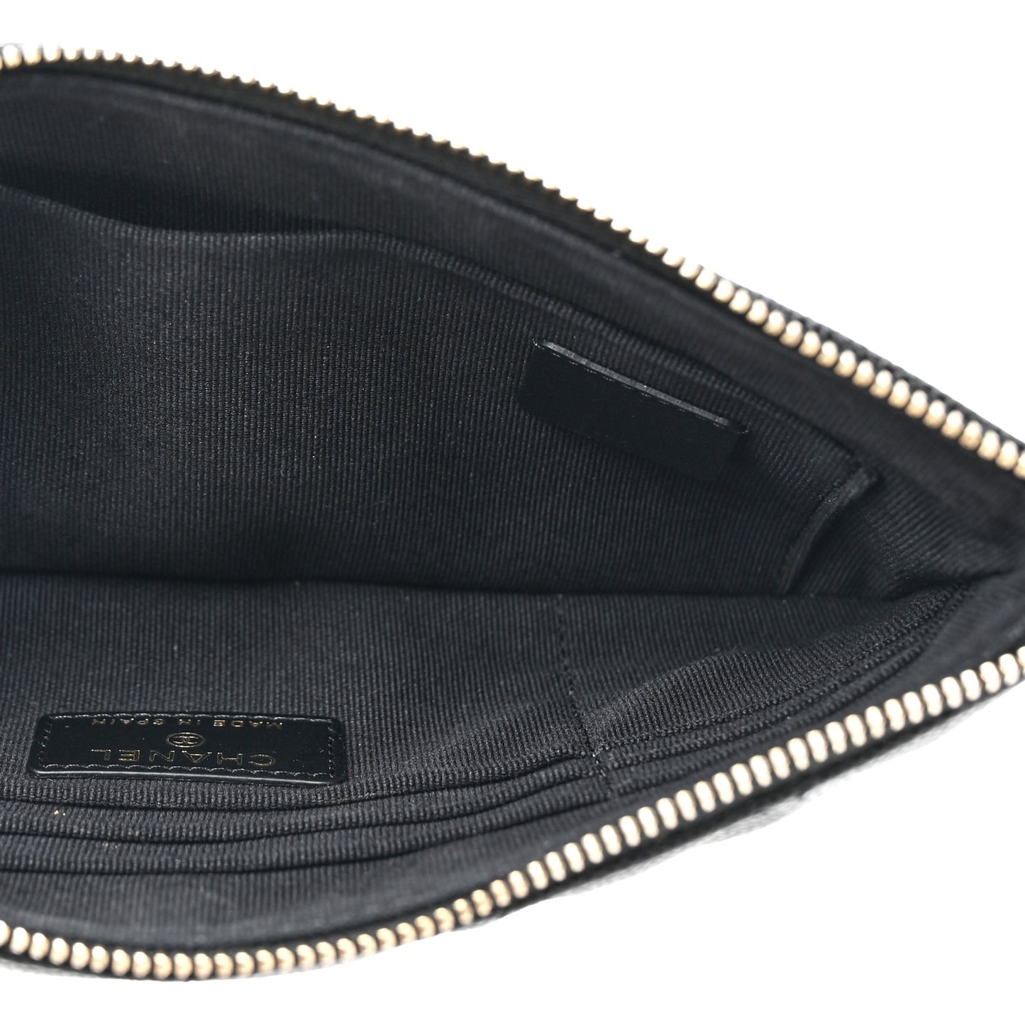 Caviar Quilted Small CC Cosmetic Case Black