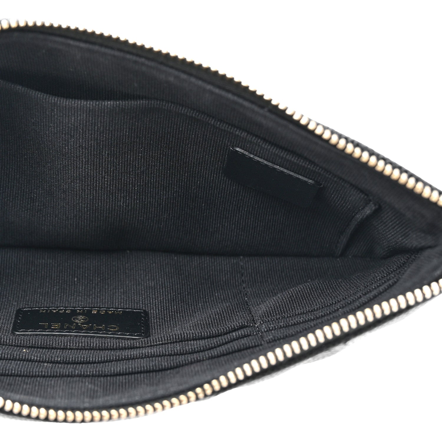Chanel Caviar Quilted Small CC Cosmetic Case Black 5 of 8