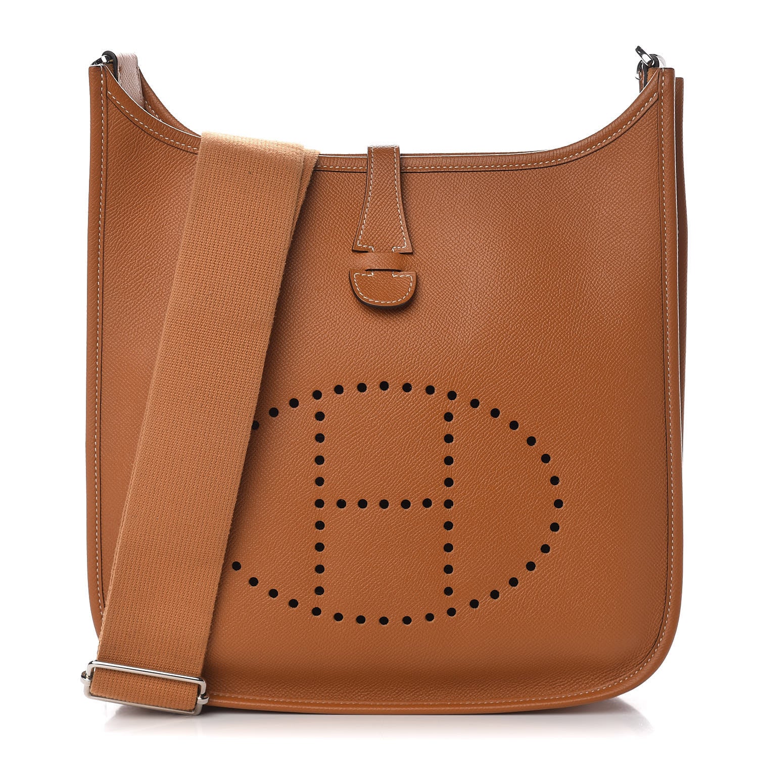Hermes Epsom Evelyne III PM Toffee 1 of 10