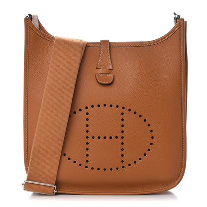 Hermes Epsom Evelyne III PM Toffee 1 of 10