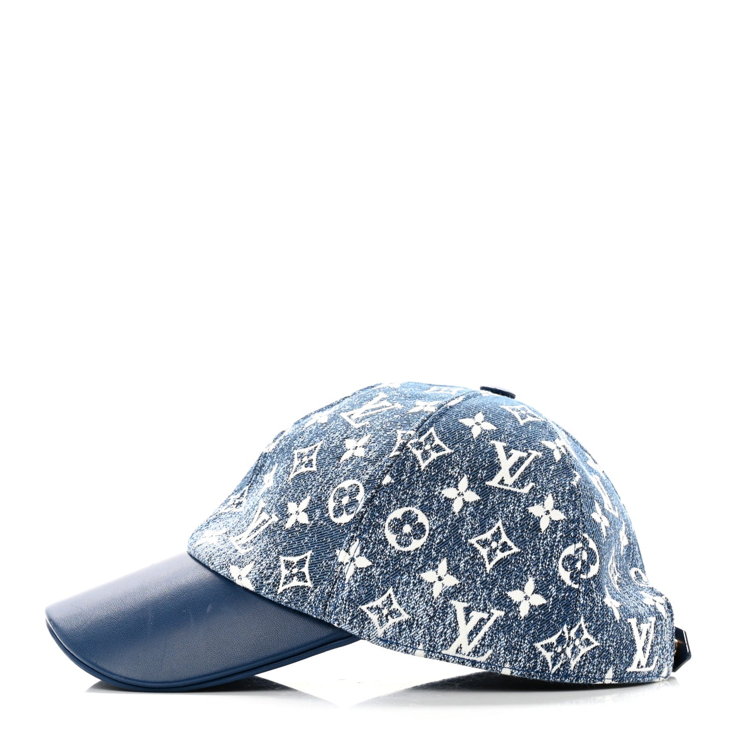 Monogram Jacquard Cap L Blue