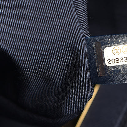 Chanel Denim Quilted Large 19 Flap Blue 6 of 10