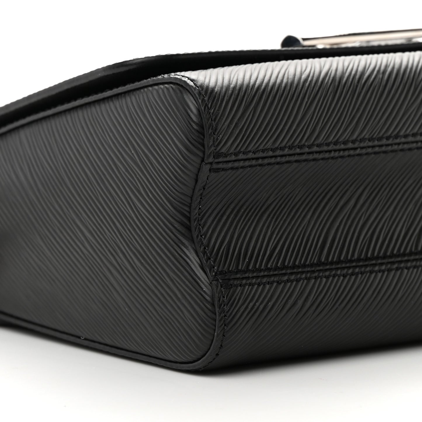 Epi Twist Short Handle Shoulder Bag Black Rose