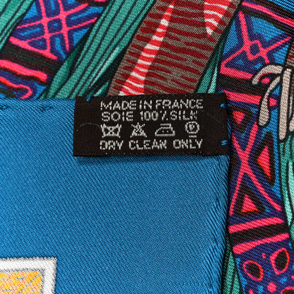 Hermes Silk Cuirs Du Desert Scarf 90 2 of 6