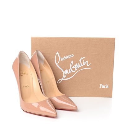 Christian Louboutin Patent So Kate 120 Pumps 37.5 Nude 8 of 8