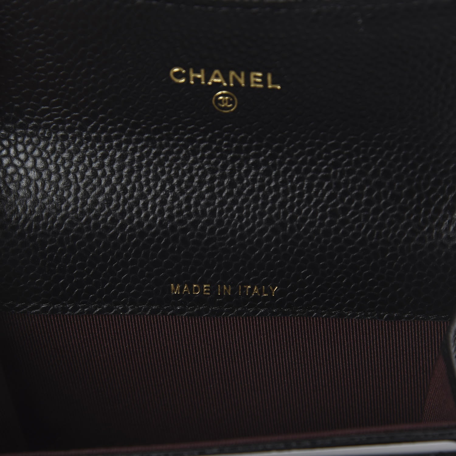Chanel Caviar Quilted Flap Card Holder Wallet Black 6 of 7