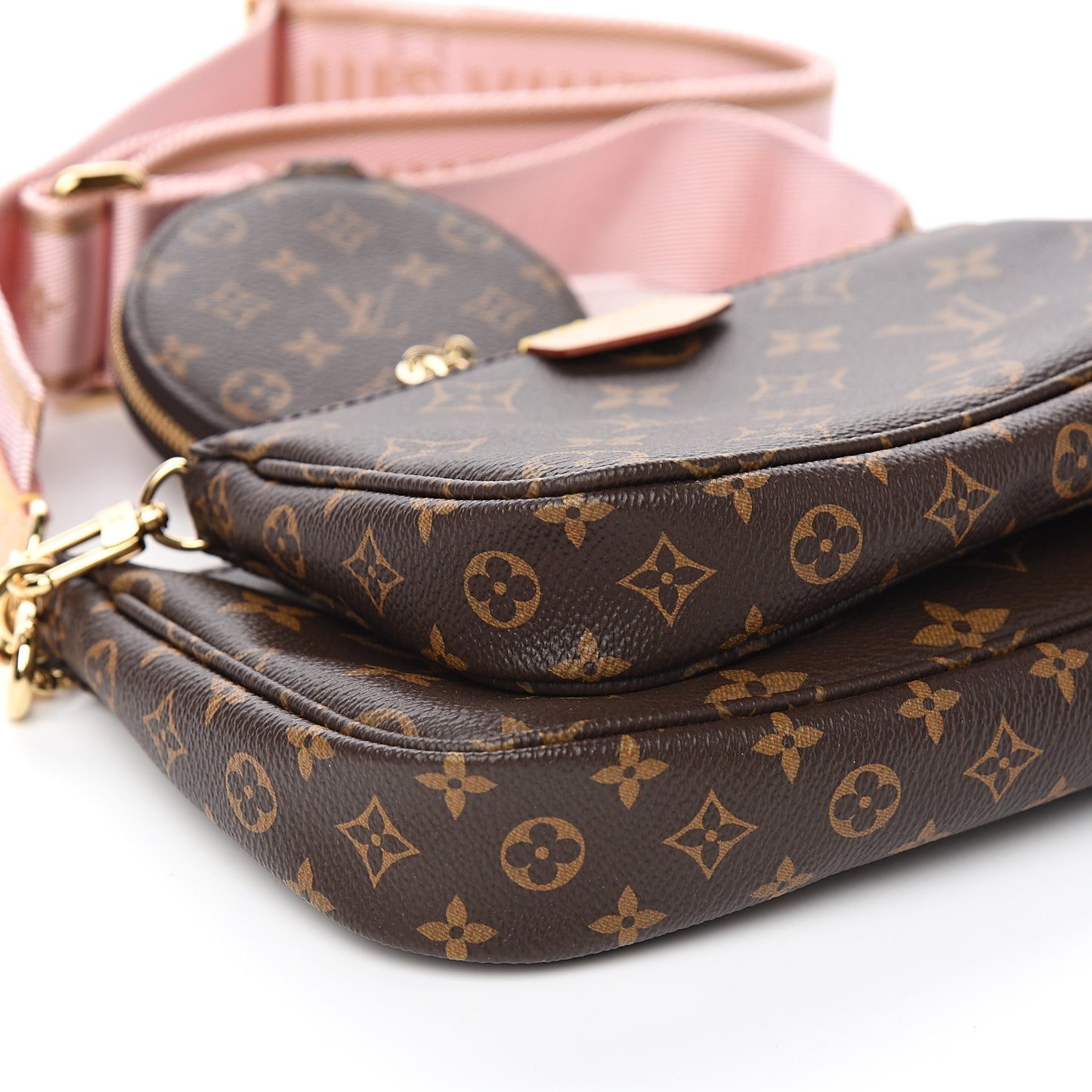 Monogram Multi Pochette Accessories Rose Clair