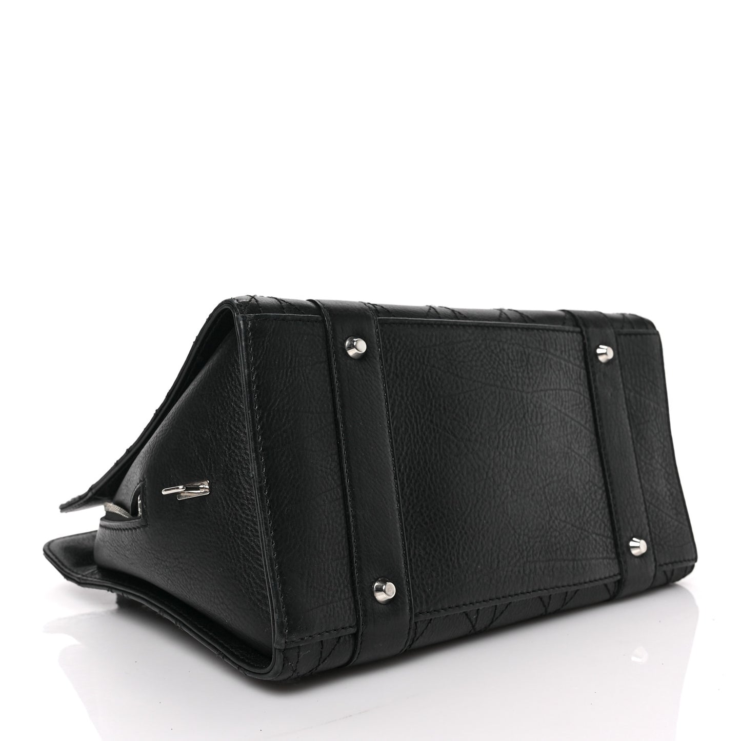 Calfskin Cannage Tote Black