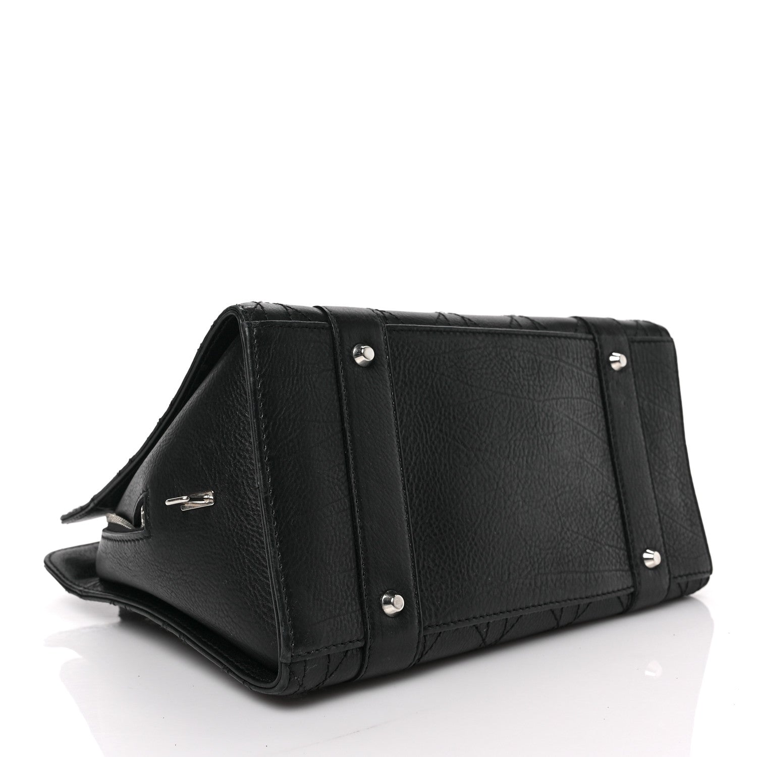 Christian Dior Calfskin Cannage Tote Black 4 of 8