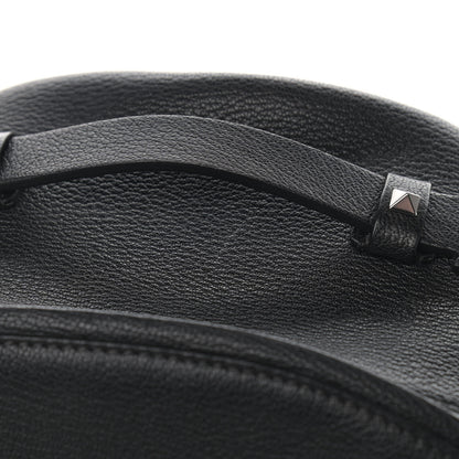 Valentino Garavani Grained Calfskin Rockstud Backpack Black 10 of 10