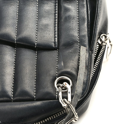 Chanel Lambskin Vertical Quilted Mademoiselle Small Camera Case Black 11 of 11