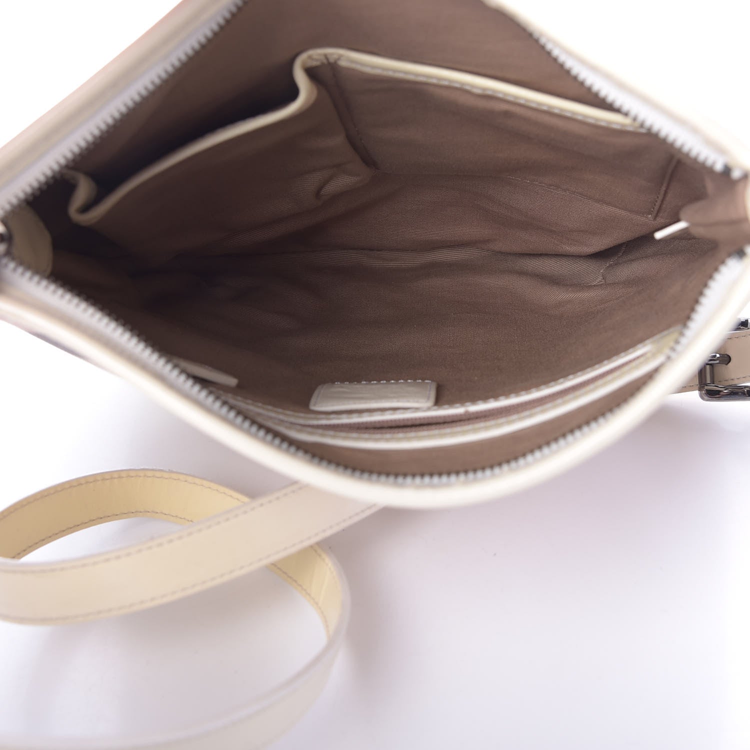 Burberry Nova Check Small Dryden Crossbody Bag White 5 of 13