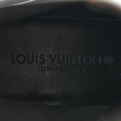 Louis Vuitton Calfskin Monogram Beaubourg Ankle Boots 37 Black 6 of 10