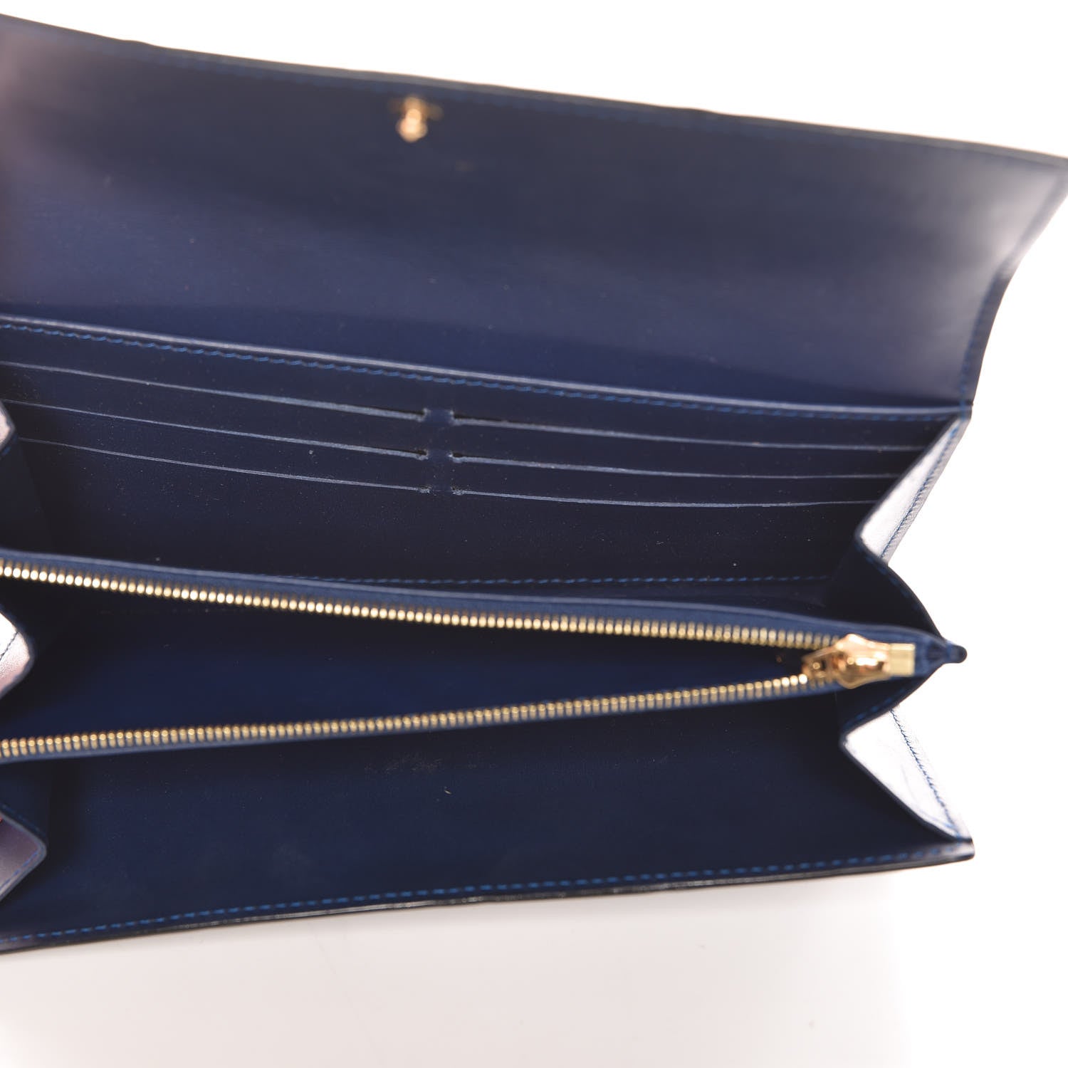 Louis Vuitton Vernis Sarah Wallet Grand Blue 5 of 11