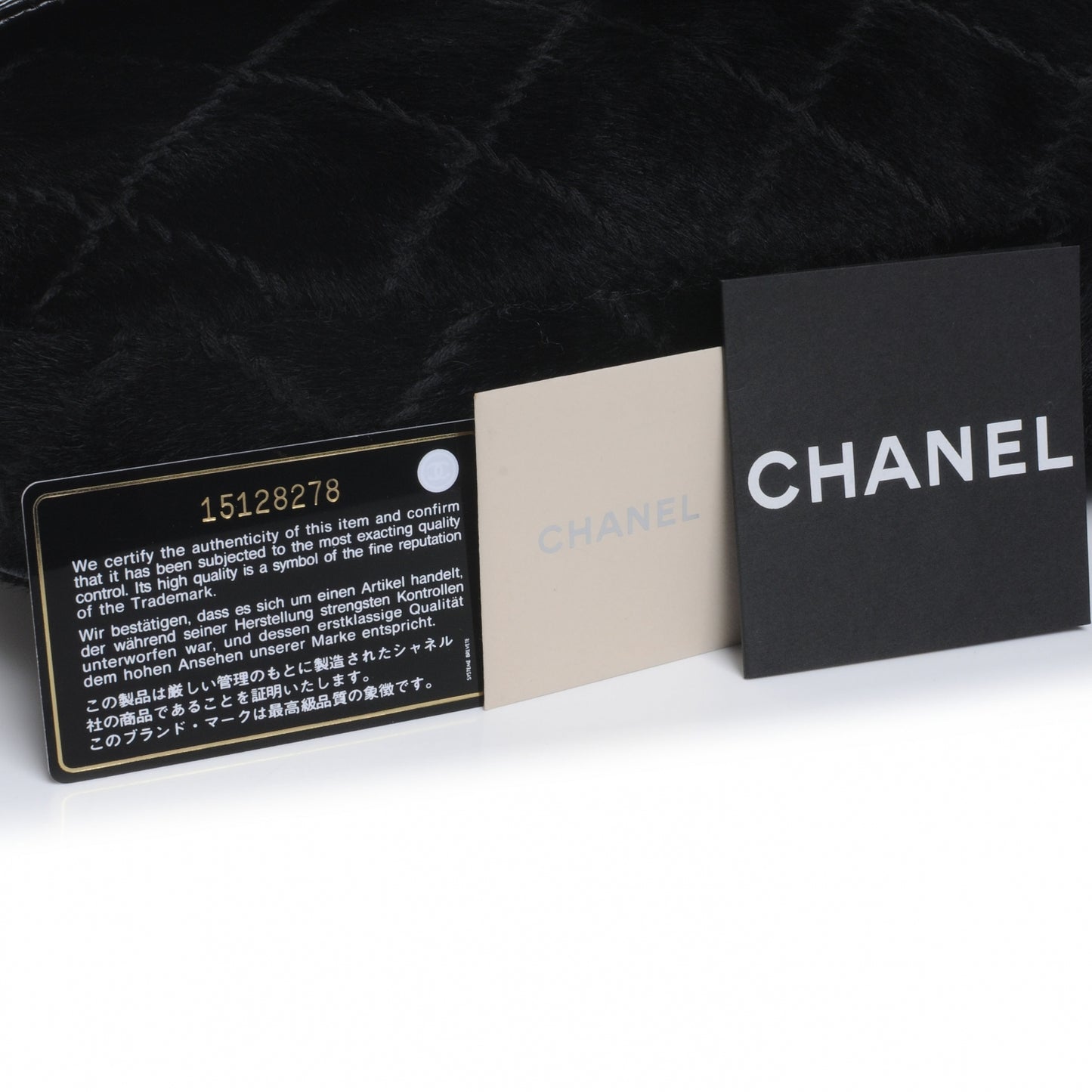 Python Pony Hair Ultimate Stitch Flap Black