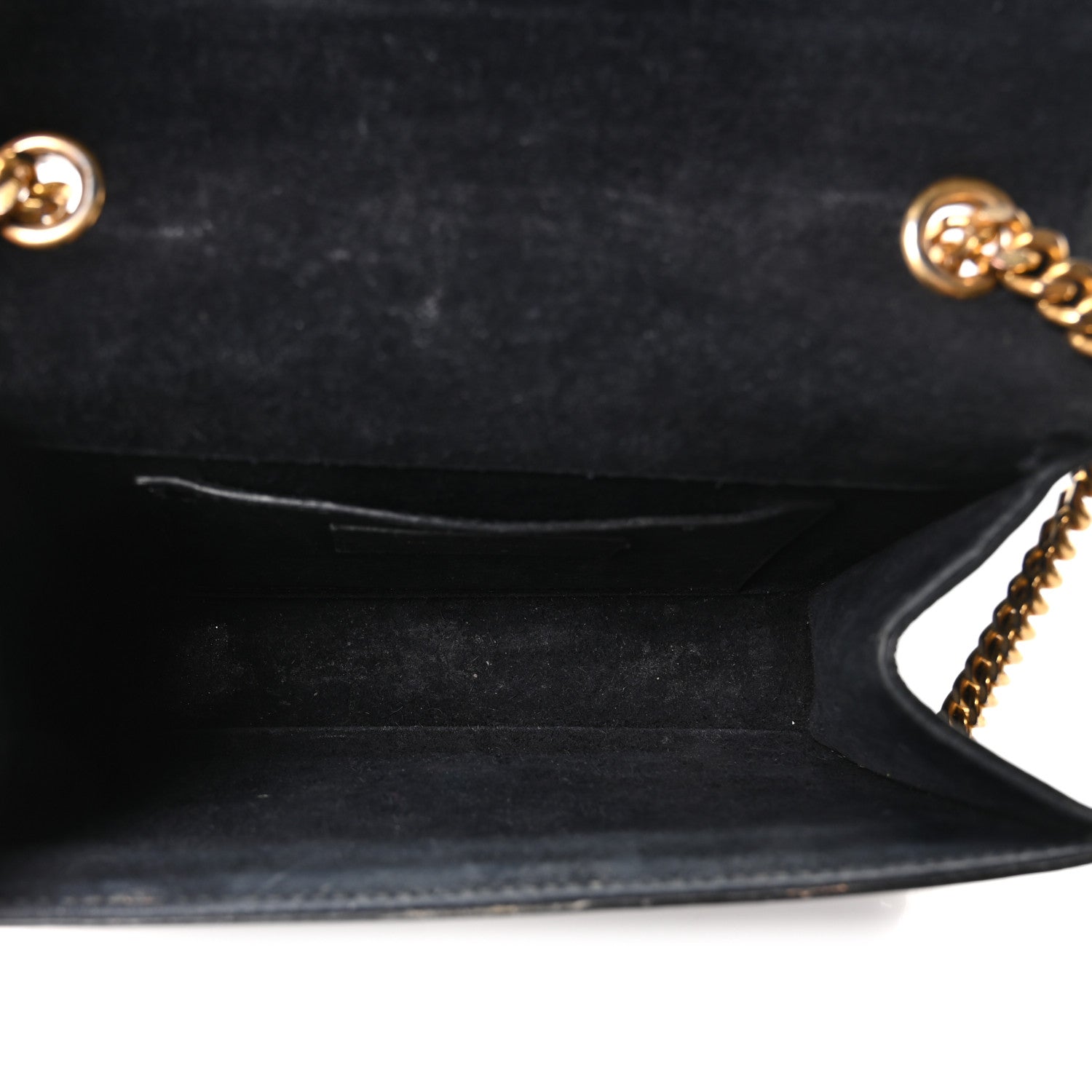 Saint Laurent Grain De Poudre Small Monogram Kate Satchel Black 5 of 9