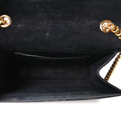 Saint Laurent Grain De Poudre Small Monogram Kate Satchel Black 5 of 9