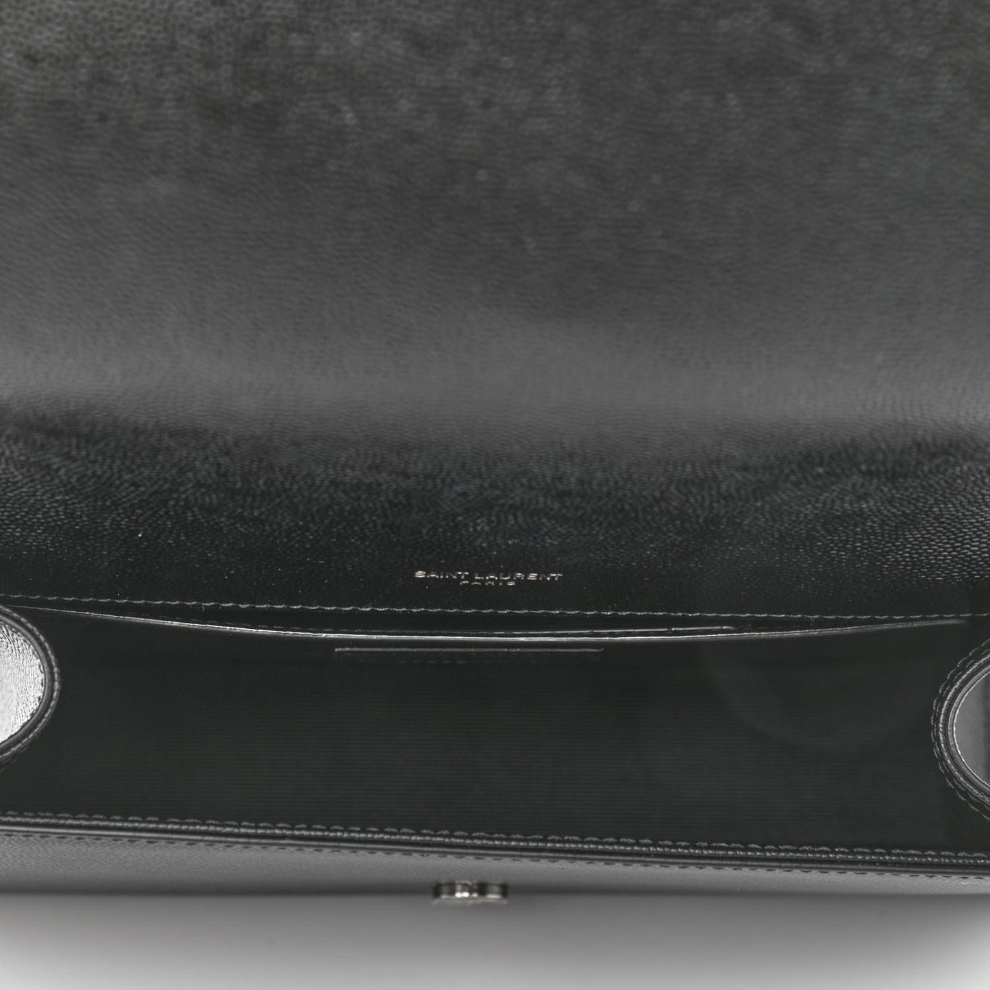 Grain De Poudre Medium Classic Monogram Kate Satchel Black
