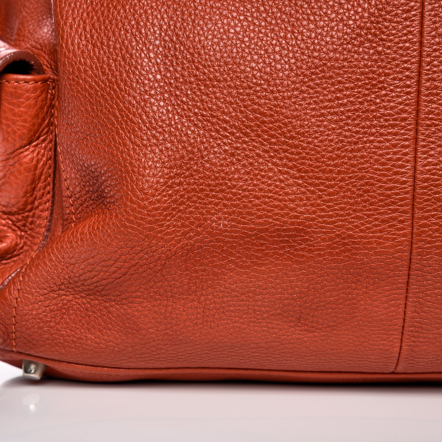 Vitello Daino Shoulder Bag Arancio