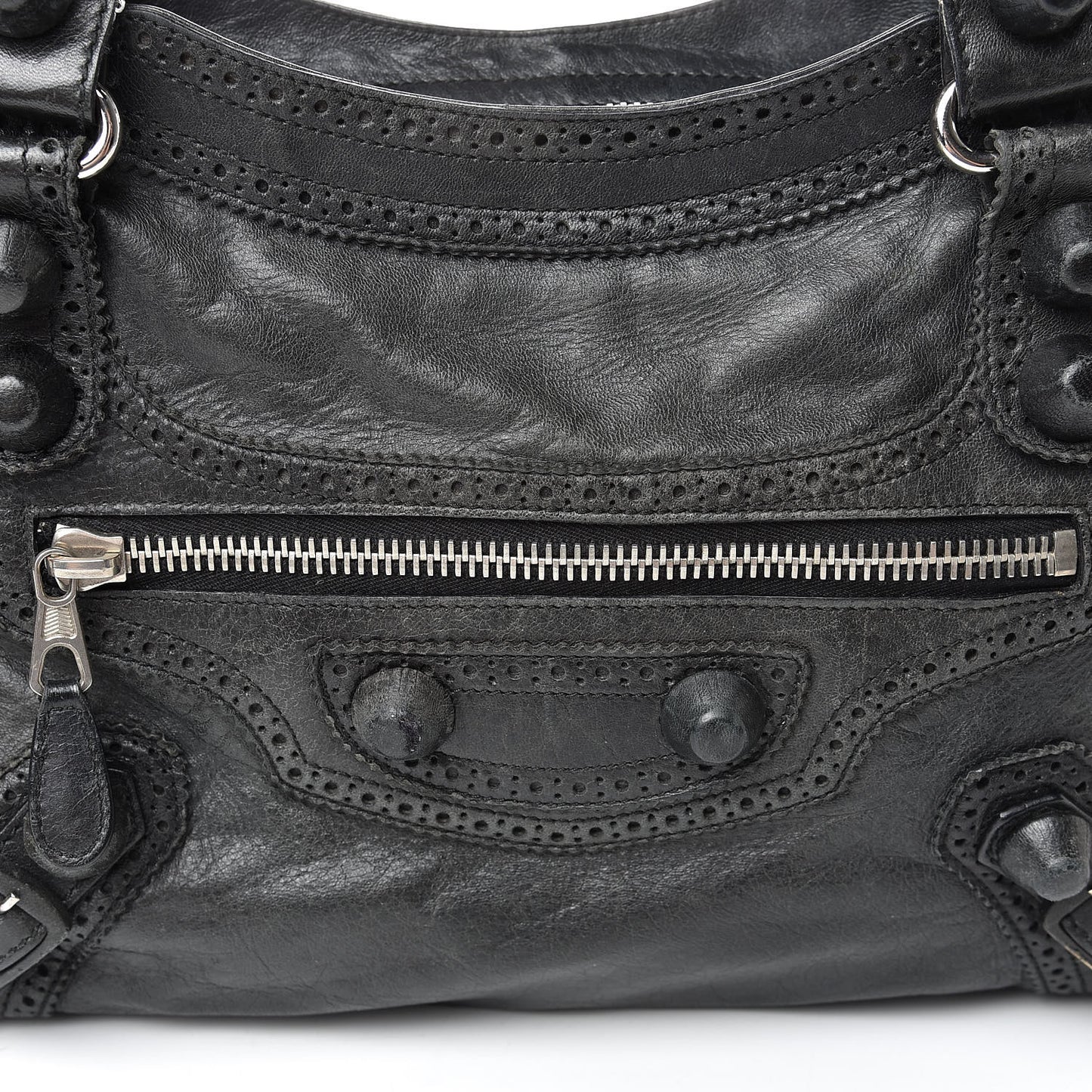 Agneau Giant Brogues Hardware City Black
