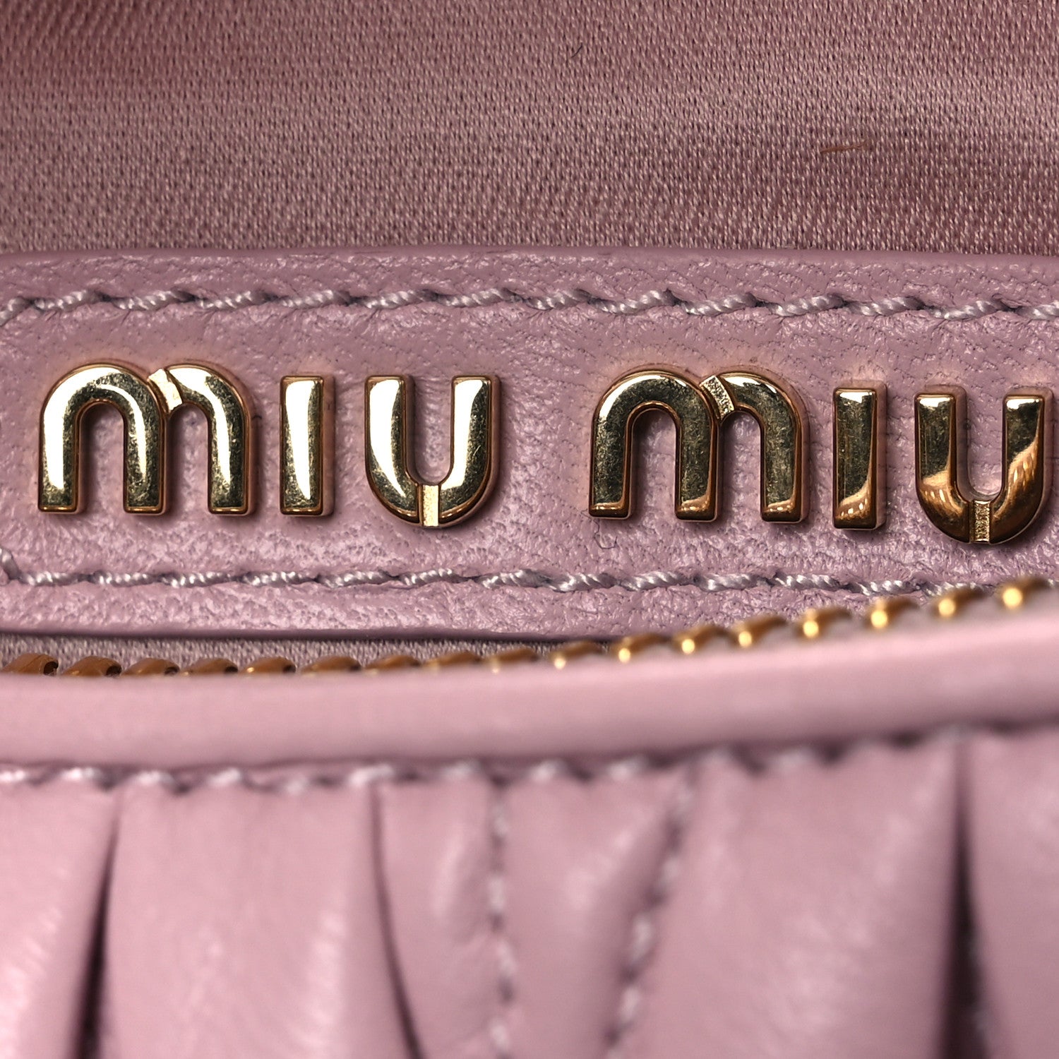 Miu Miu Nappa Matelasse Small Wander Hobo Alabaster Pink 6 of 10