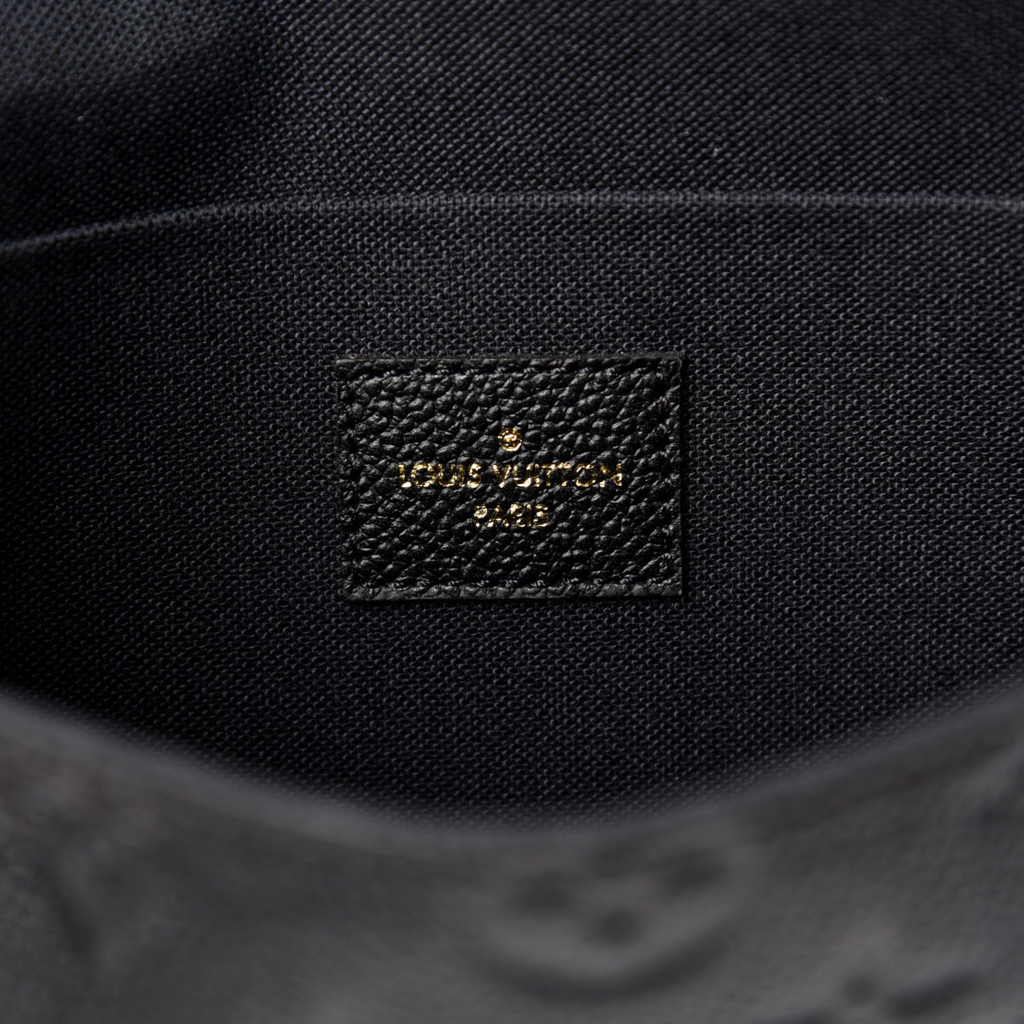 Empreinte Pochette Felicie Chain Wallet Black