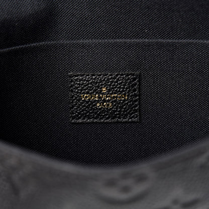 Louis Vuitton Empreinte Pochette Felicie Chain Wallet Black 5 of 8