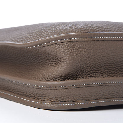 Hermes Taurillon Clemence Evelyne III PM Etoupe 9 of 11