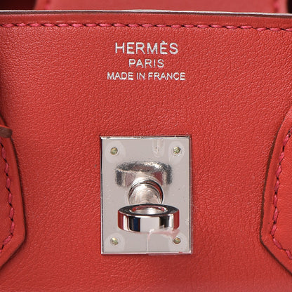 Hermes Swift Birkin 25 Vermillion 8 of 34
