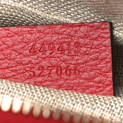 Gucci Monogram Mini Bree Messenger Bag Red 7 of 11