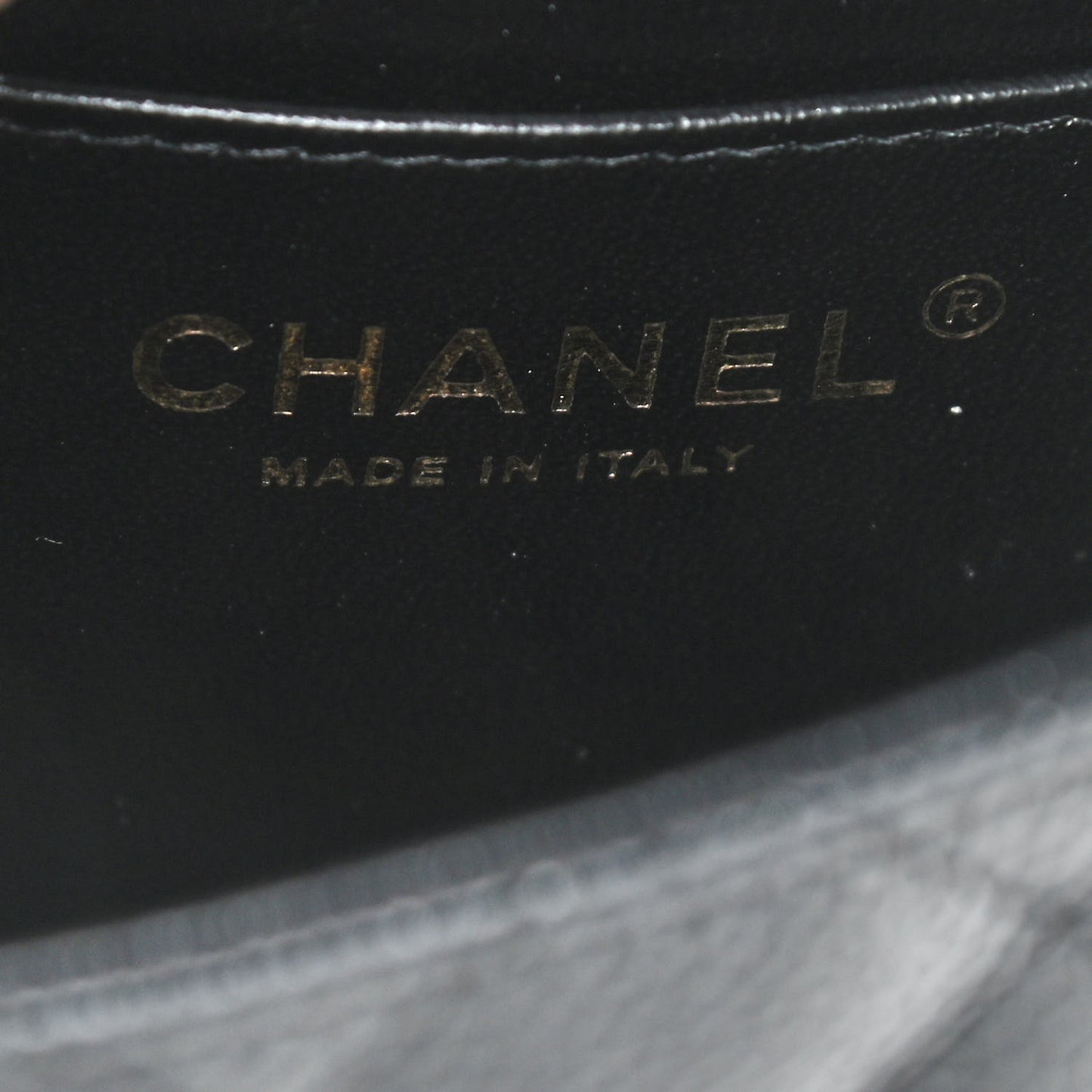 Caviar Quilted Mini Square Flap Black