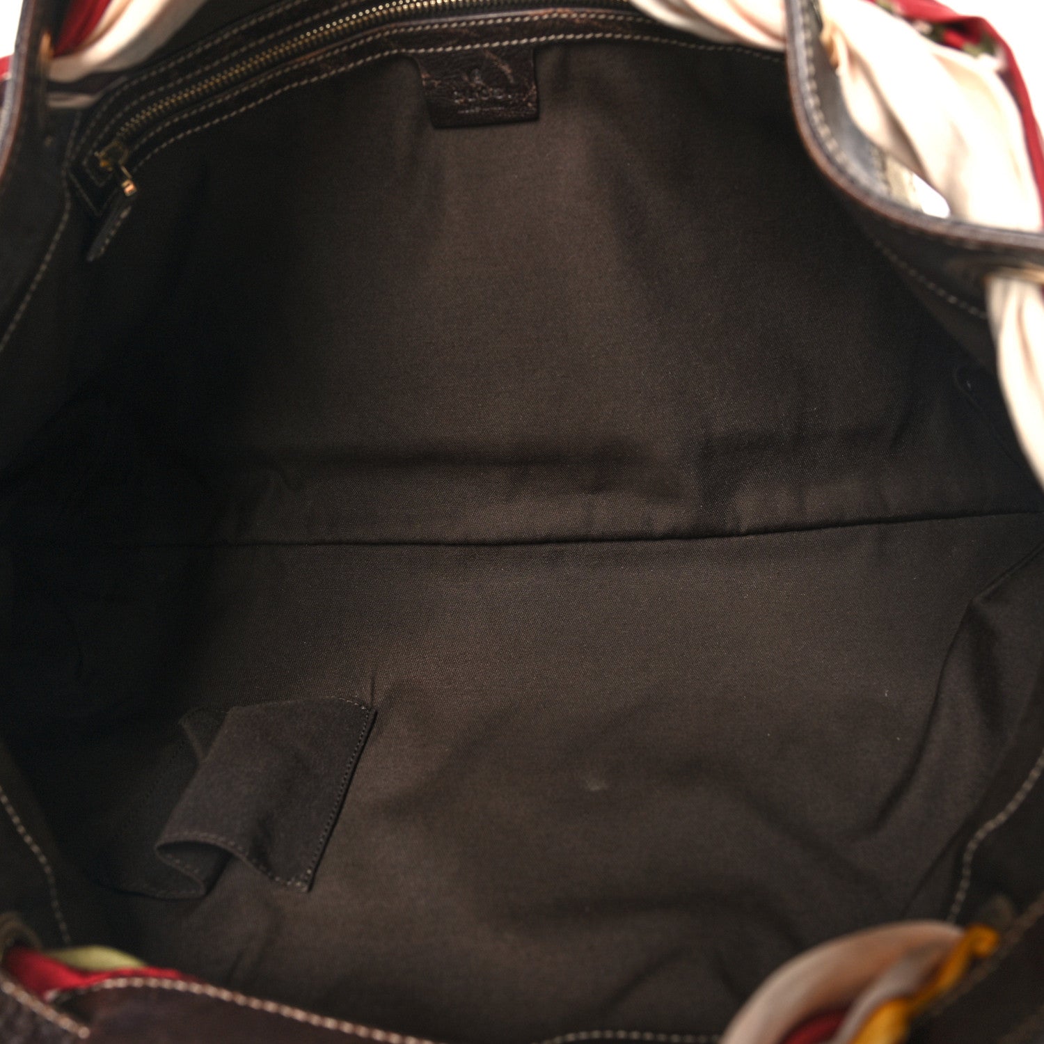 Gucci Monogram Positano Hobo Brown 5 of 13
