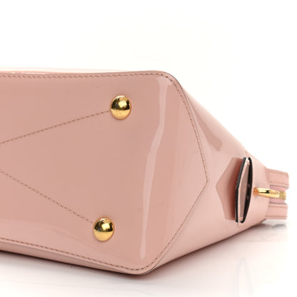 Louis Vuitton Patent Calfskin Miroir Tote Rose Ballerine 10 of 12