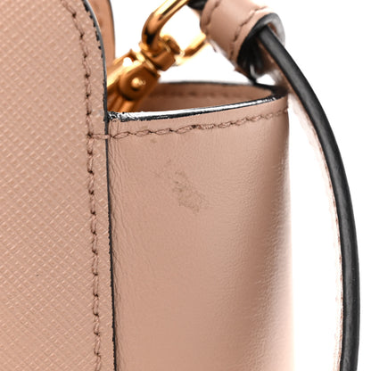 Prada Saffiano Soft Calfskin Small Zippered Tote Cipria 13 of 15