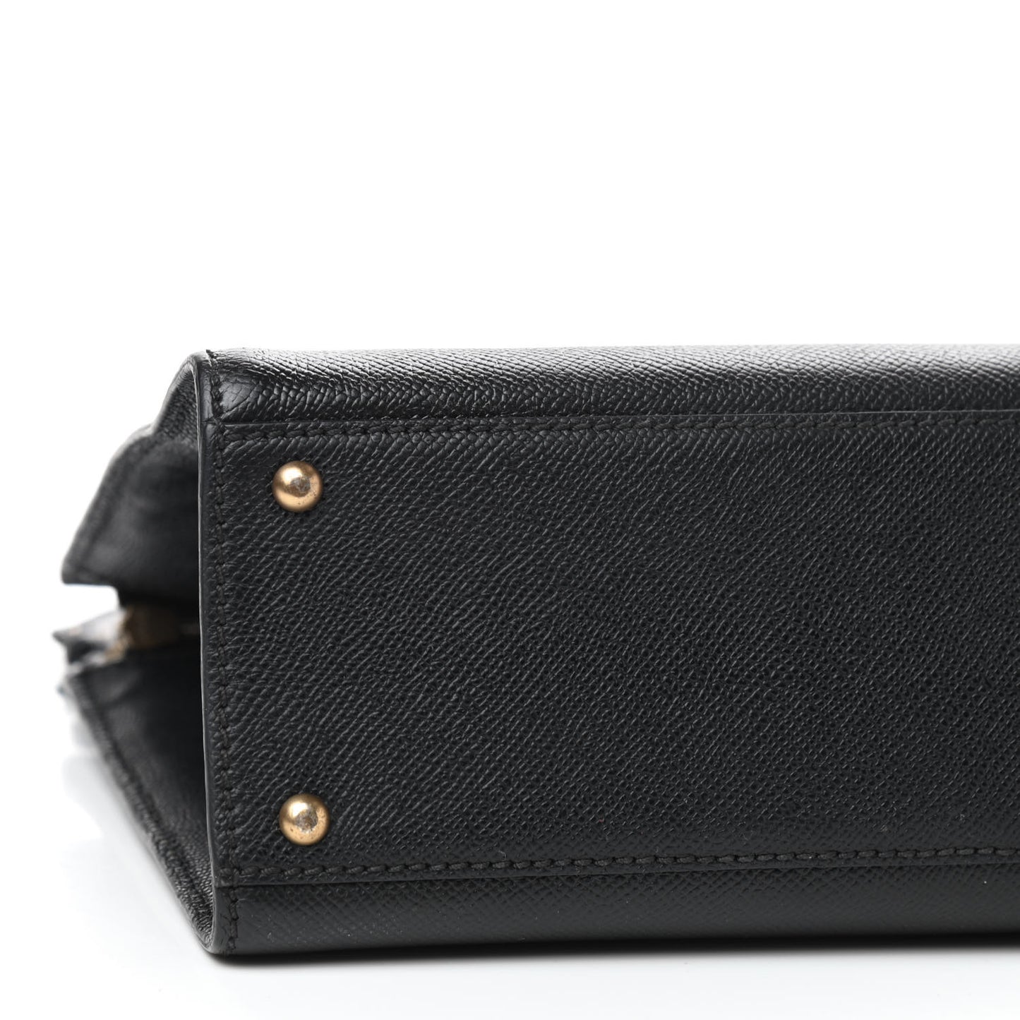 Caviar Embroidered Logo Shoulder Bag Black