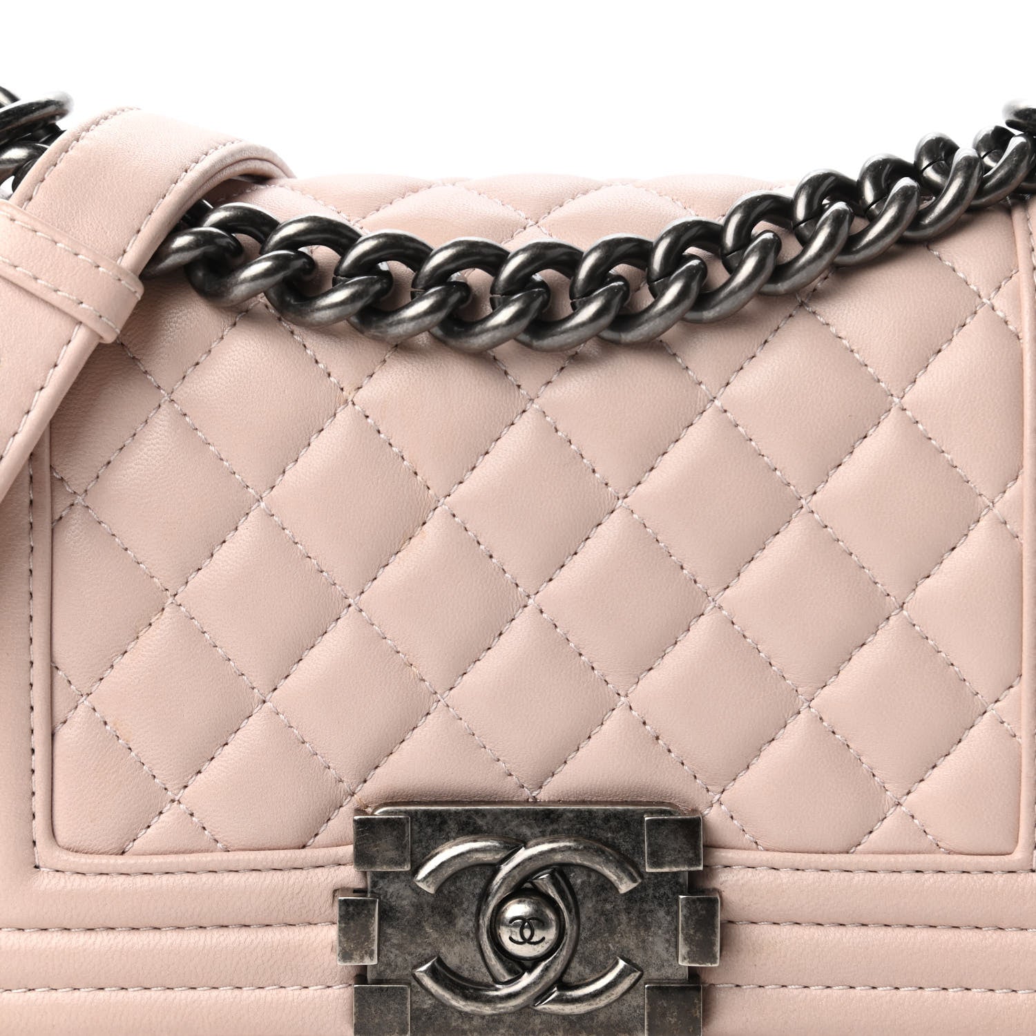 Chanel Calfskin Quilted Small Boy Flap Light Pink 10 of 10