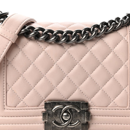 Chanel Calfskin Quilted Small Boy Flap Light Pink 10 of 10