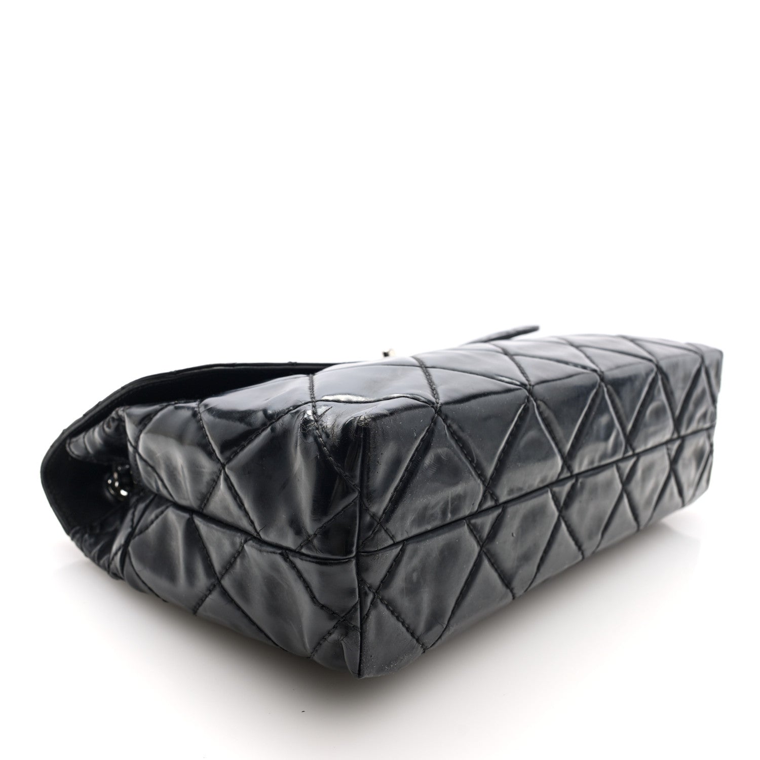 Chanel Vinyl Quilted In the Business Flap Bag Black 4 of 10