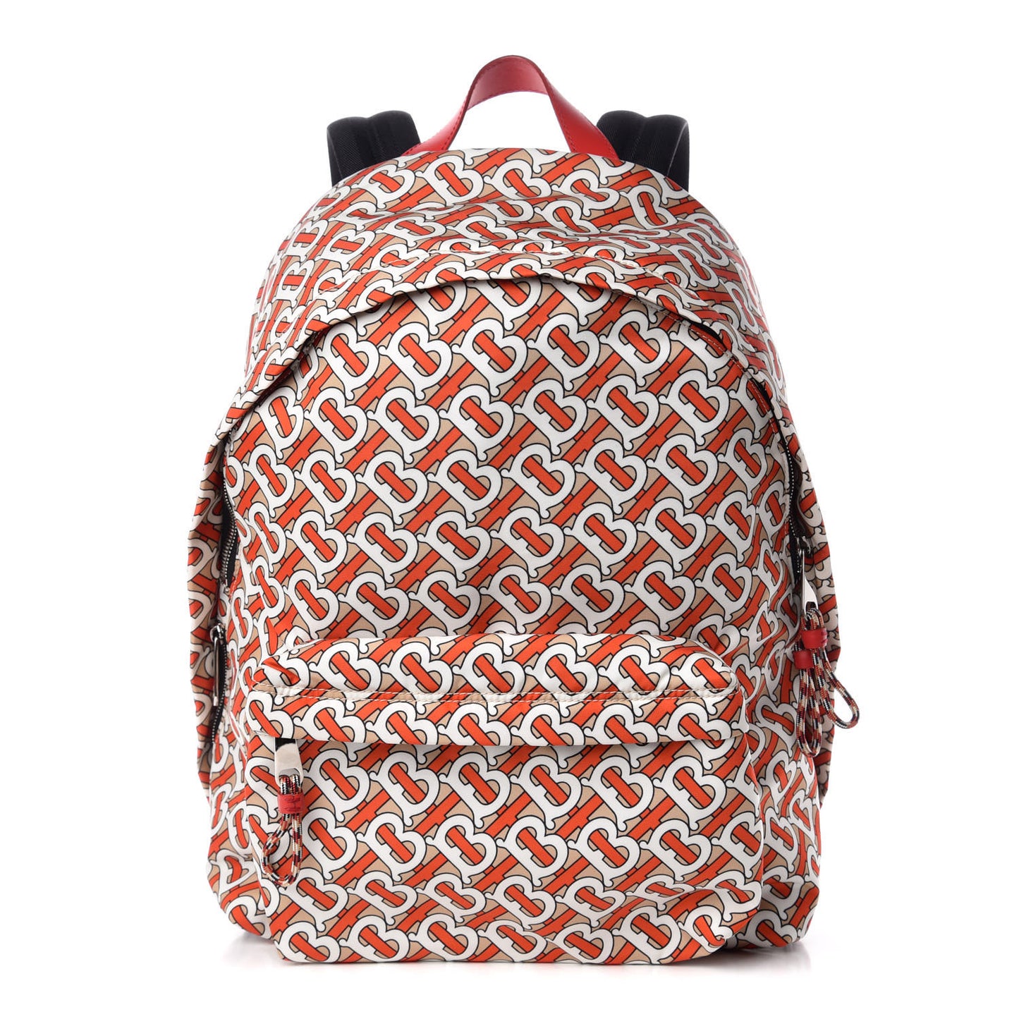Nylon Monogram Backpack Vermillion
