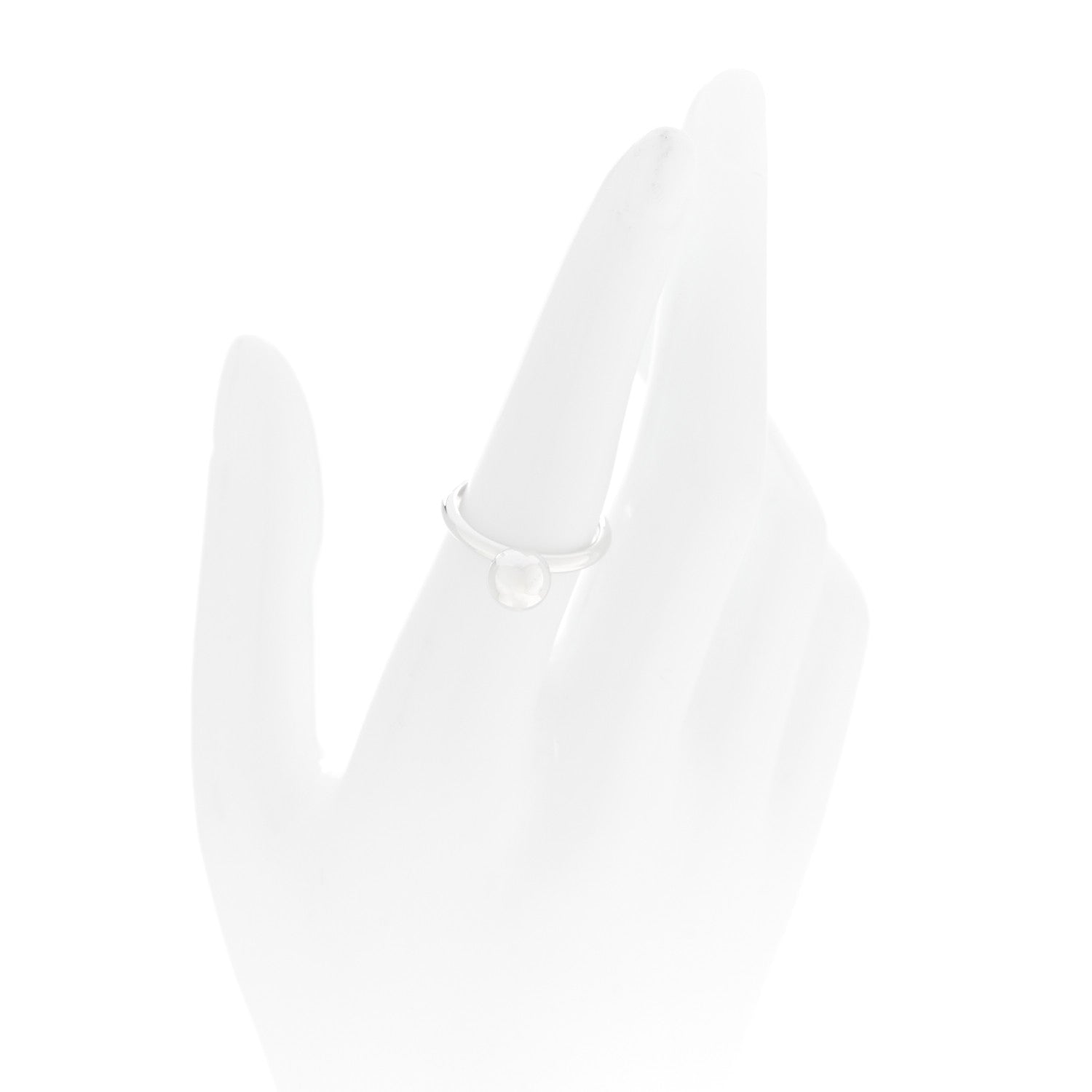Tiffany Sterling Silver 8mm Hardwear Ball Ring 53 6.5 2 of 6