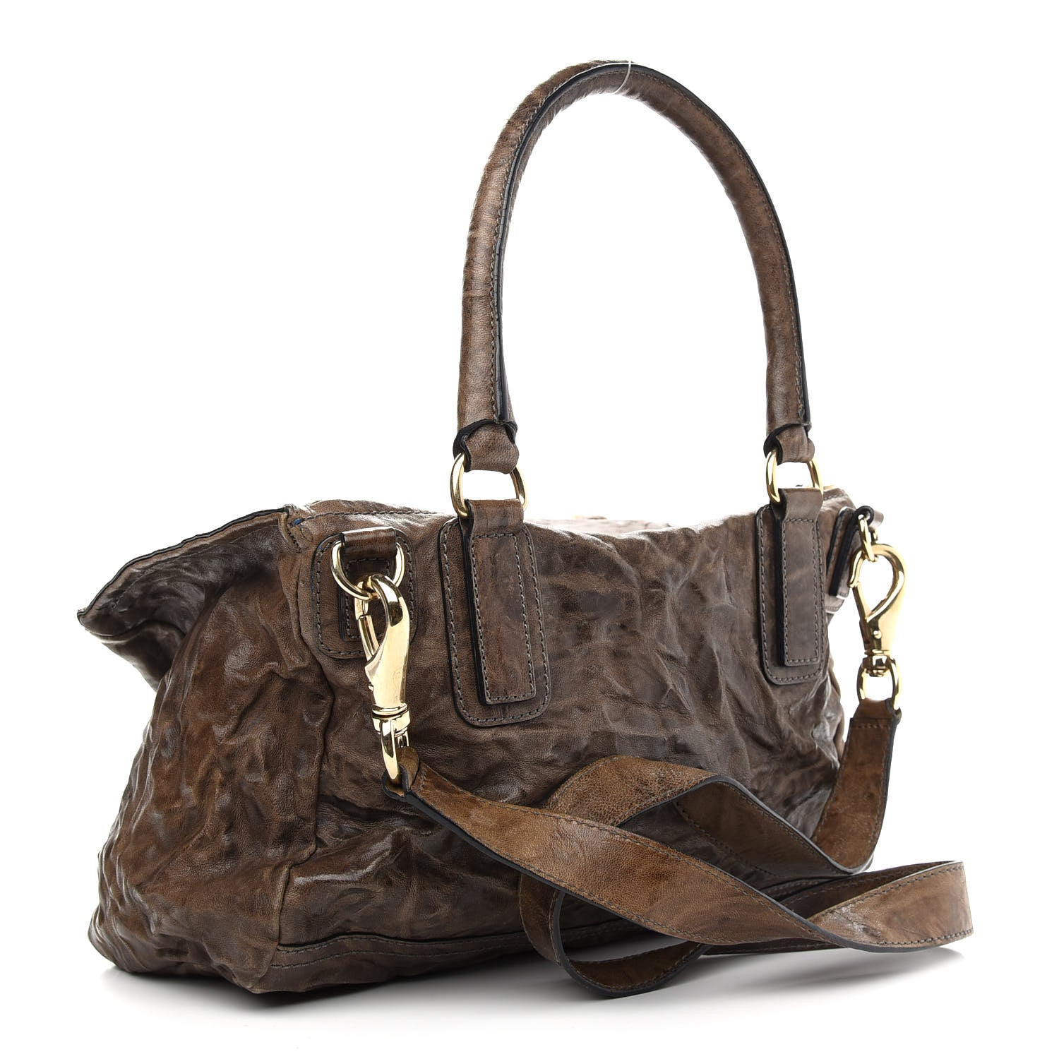 Givenchy Tumbled Sheepskin Medium Pandora Brown 2 of 9
